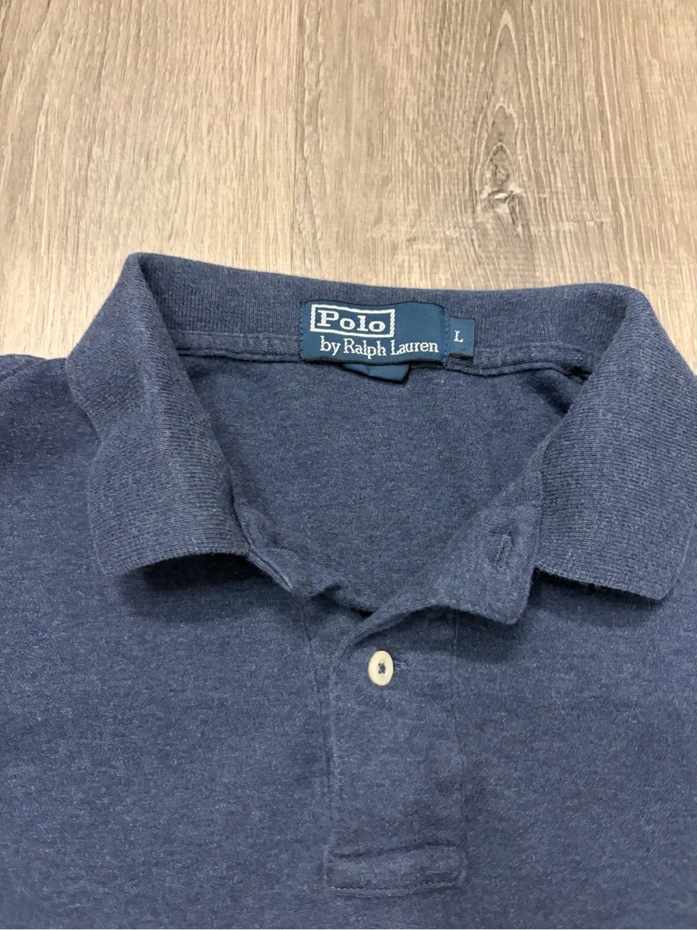 Men's Polo by Ralph Lauren Classic Navy Polo Shirt- Size Large- Pre-owned
